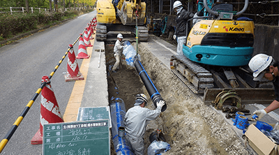 北（有野台７丁目他）揚水管新設工事