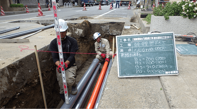 八幡線電線共同溝整備工事その１